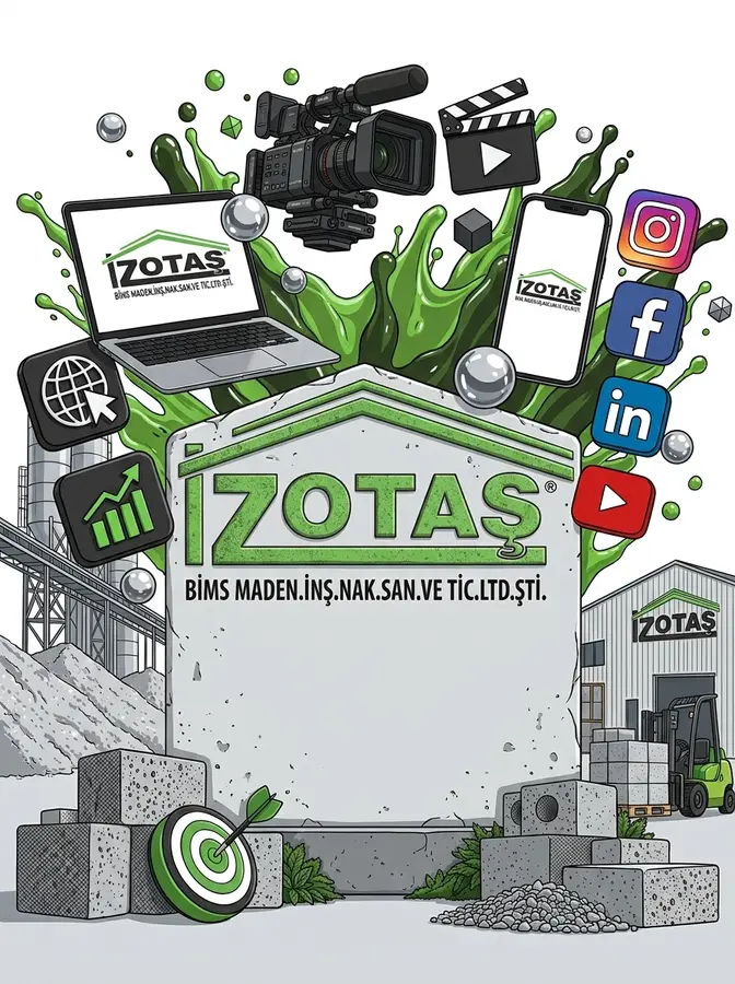İzotaş Bims - Maden — Web Sitesi, Dijital Pazarlama, Video Prodüksiyon, Sosyal Medya | UGR Reklam Ajansı
